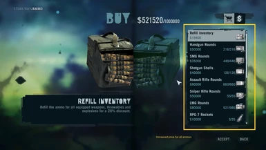 Increased ammo price