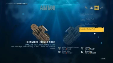 Extended Rocket Pack now craftable