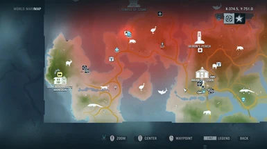 fog-of-war and quests on map