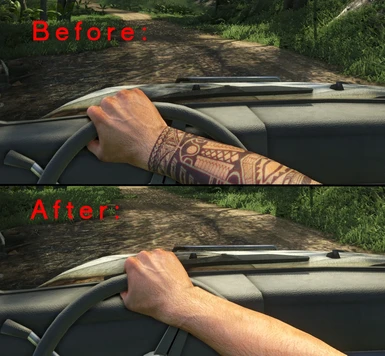 dlc tribal cry far tattoo before mods remove farcry3 nexusmods endorsements