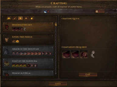 Casual crafting (Legends)