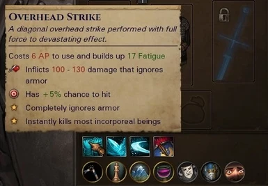 One of the active skill from the legendary greatsword