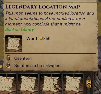 Find Legendary Maps