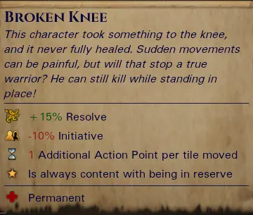 Permanent Injuries rework