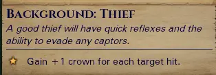 Background Bonuses (flavor)