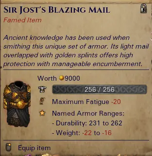 Named Item Stat Viewer
