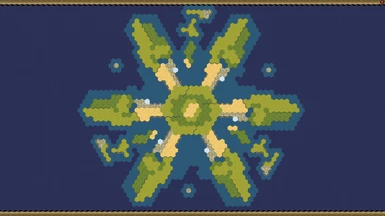 Better Balanced 6-Arm Snowflake Map