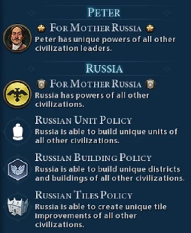 For Mother Russia