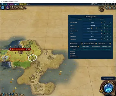 civ 5 in game editor mod