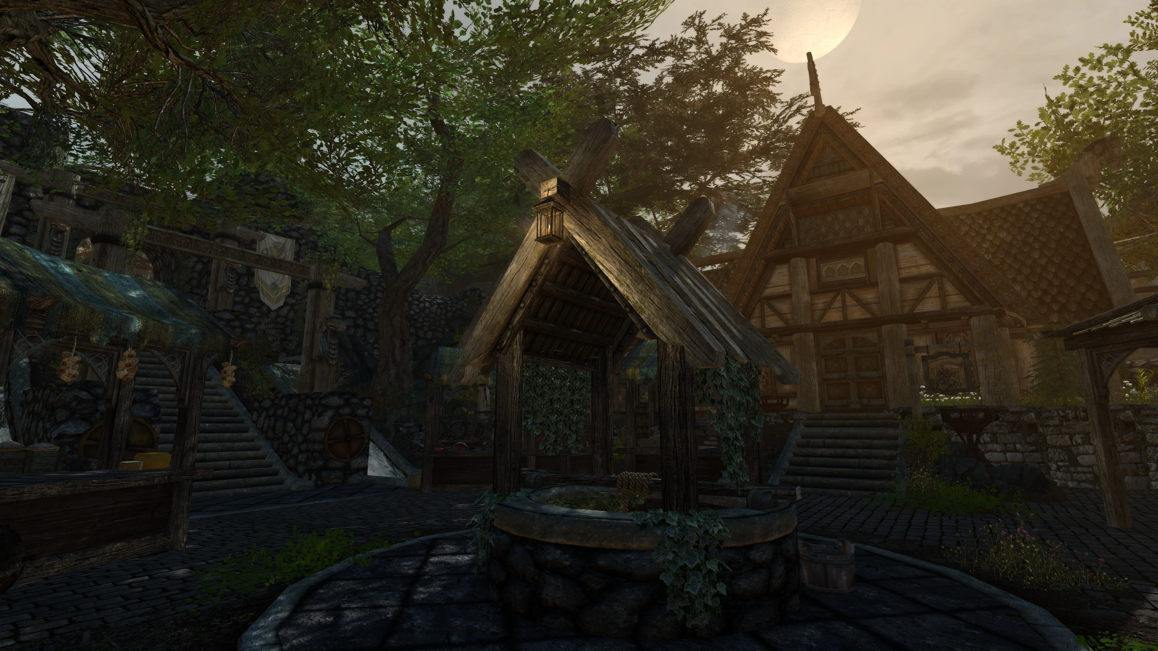 Paradise City for Vanilla Skyrim - Great Trees for Cities SE (城 市 美 化) .