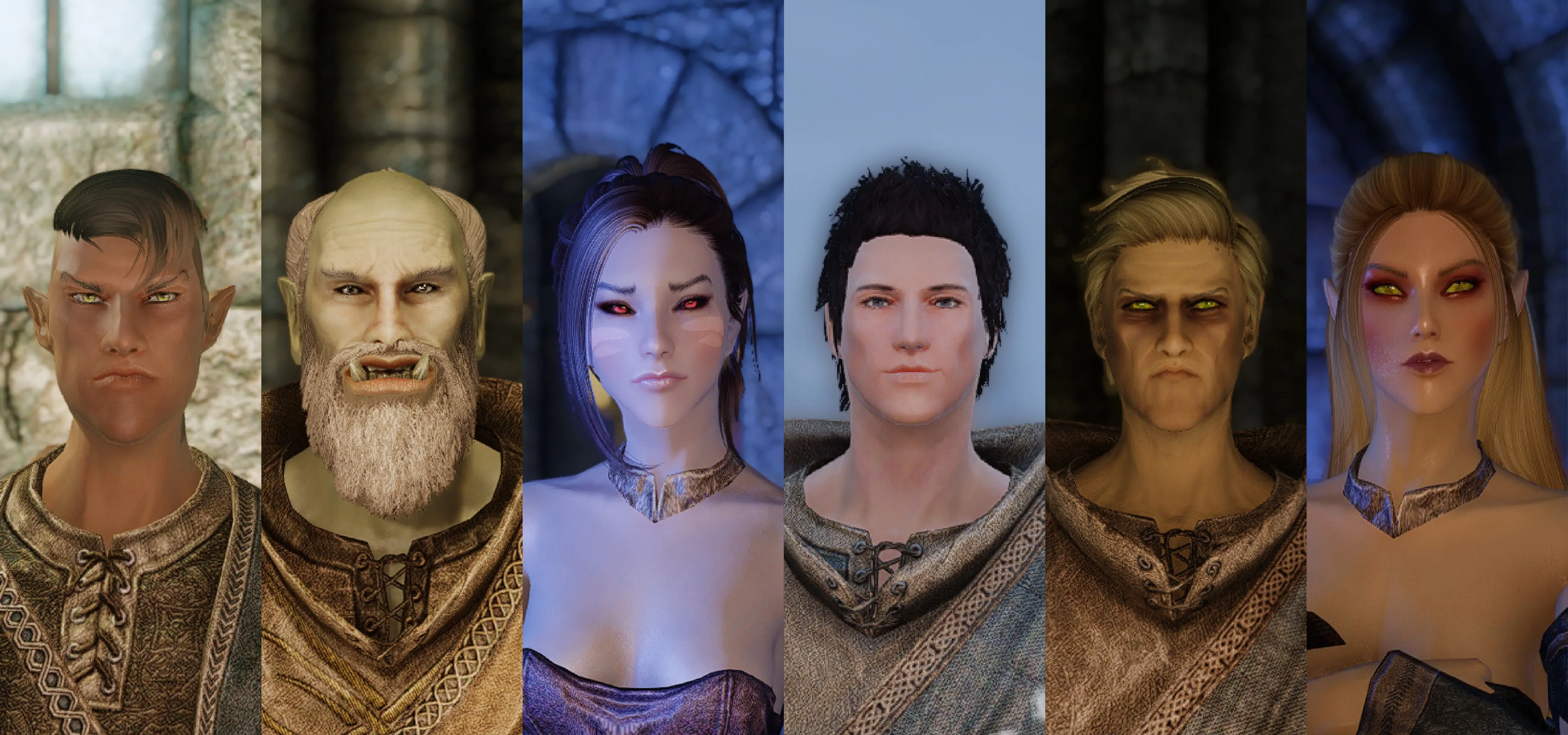 My Skyrim people Face No esp The Winterhold at Skyrim Special Edition ...