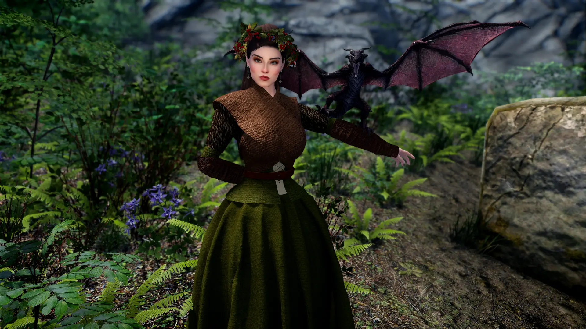 Ashtoreth Noble Maiden Dress 3BA And BHUNP At Skyrim Special Edition ...