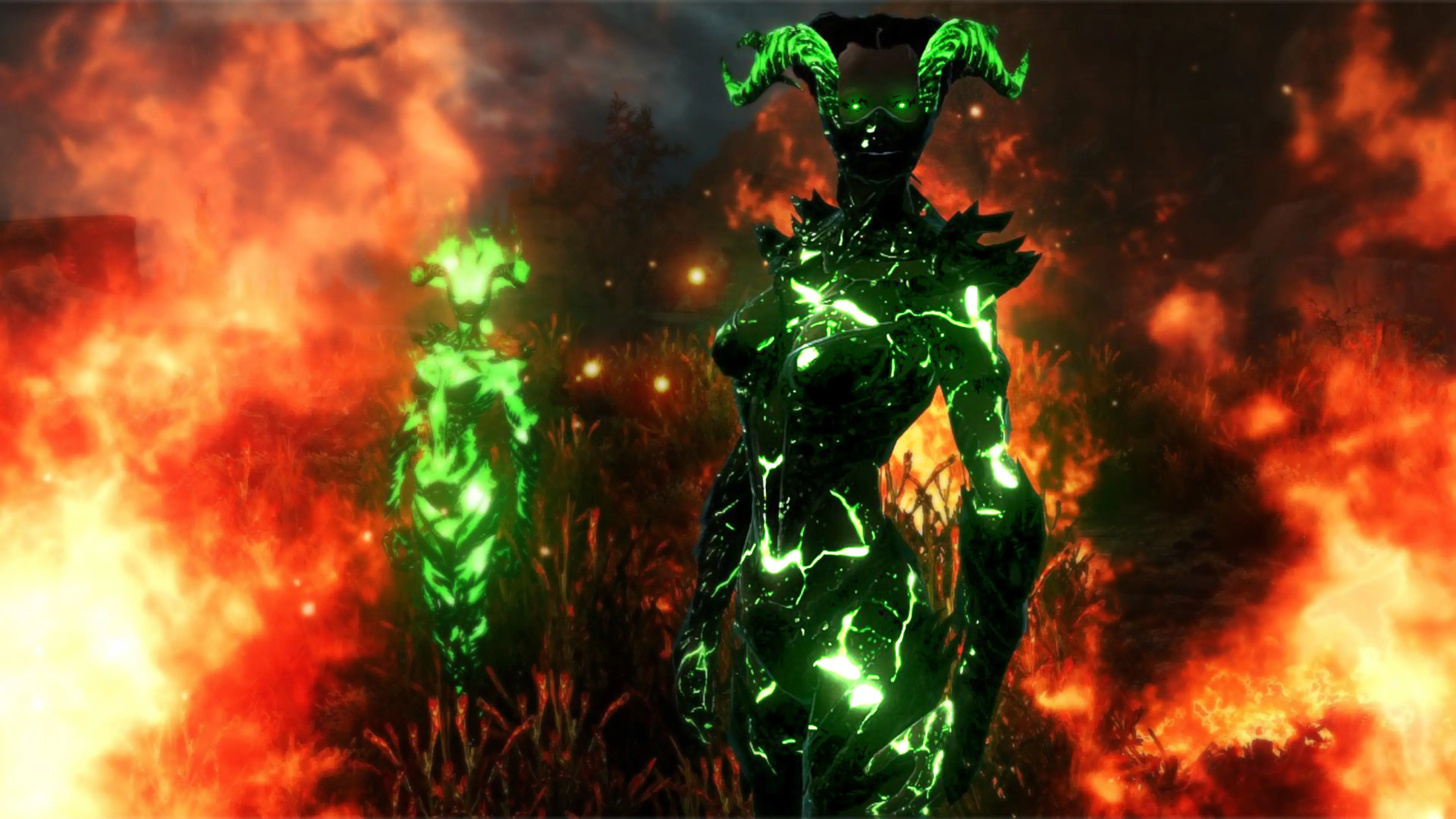 Daedra Follower Green Flame Atronach Conjuration Spell At Skyrim   102700 1697556622 772409532 