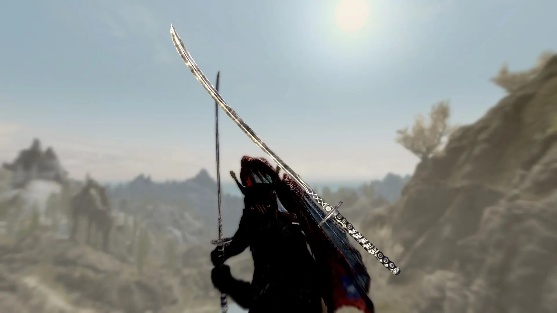 Akaviri Daikatana SE (Ebony Blade Look) at Skyrim Special Edition Nexus ...