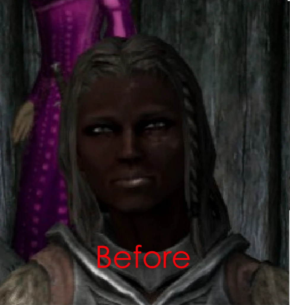 skyrim special edition dark face bug fix