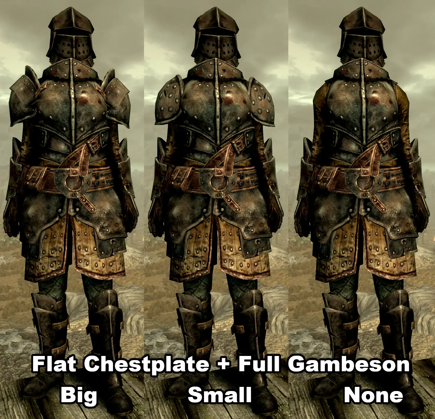 Symmetric Iron Plate Armor Replacers at Skyrim Special Edition Nexus ...