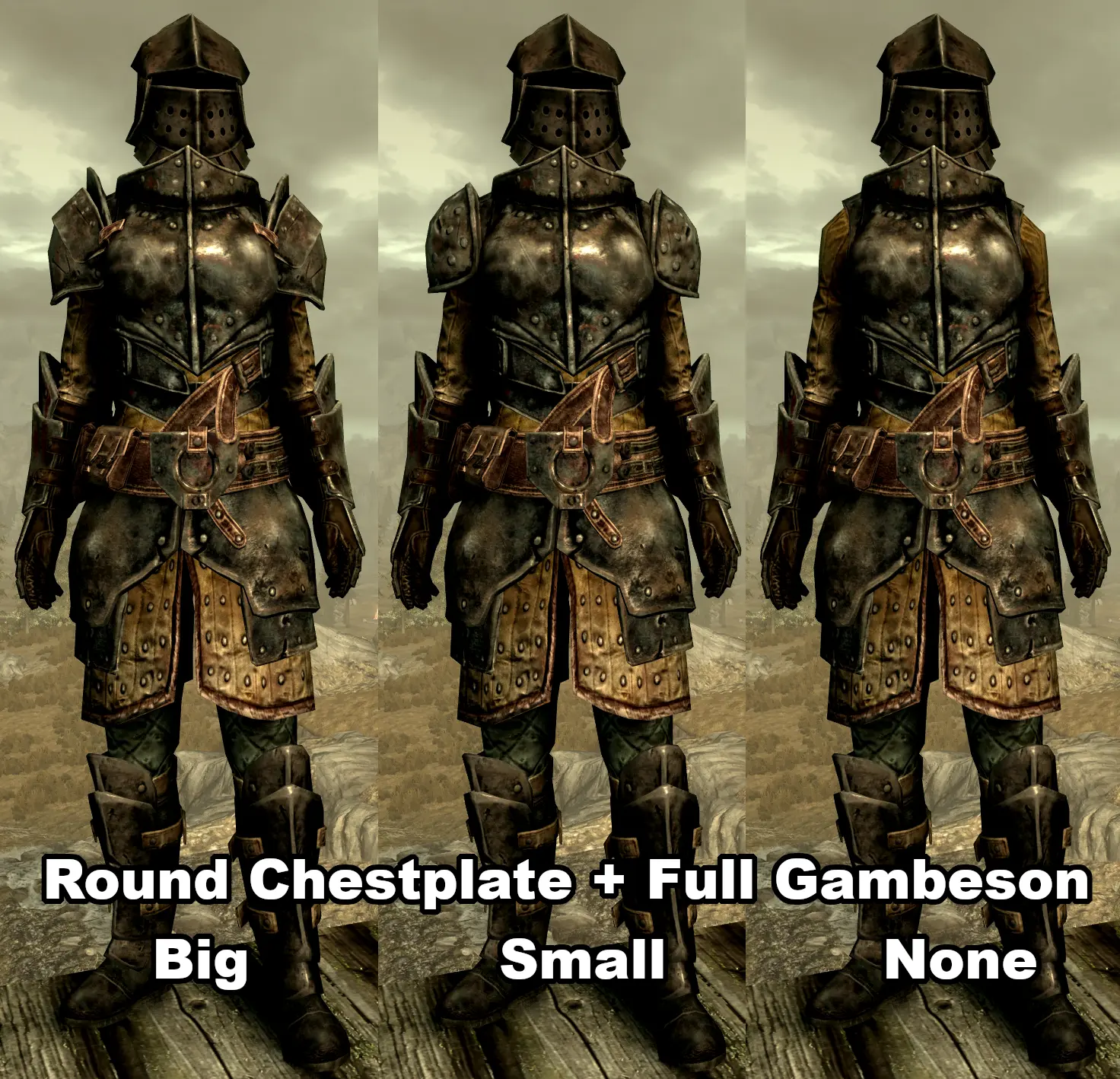 Symmetric Iron Plate Armor Replacers at Skyrim Special Edition Nexus ...