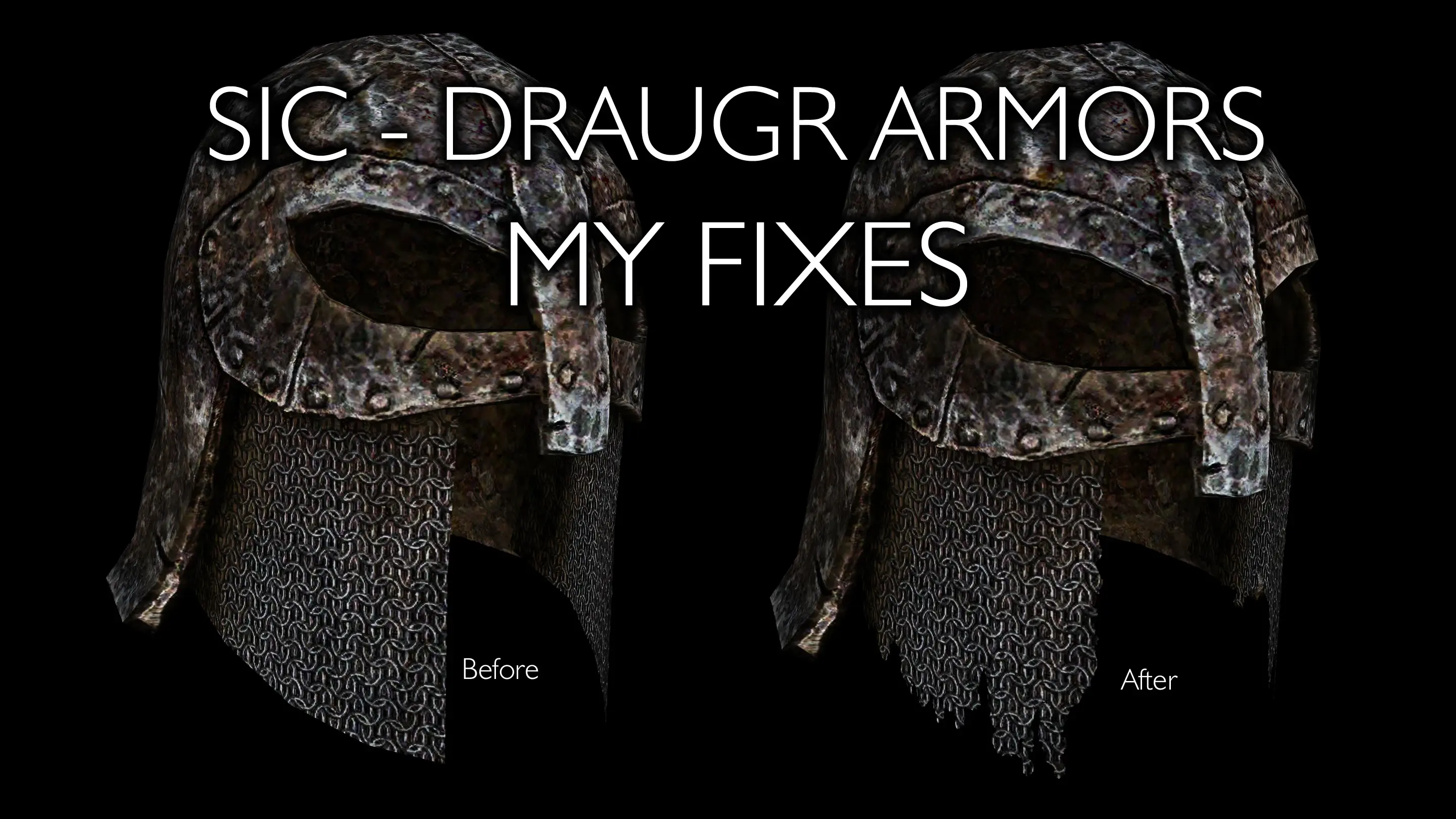 Skyrim Immersive Creatures Sic Draugr Armors My Fixes Se By Xtudo