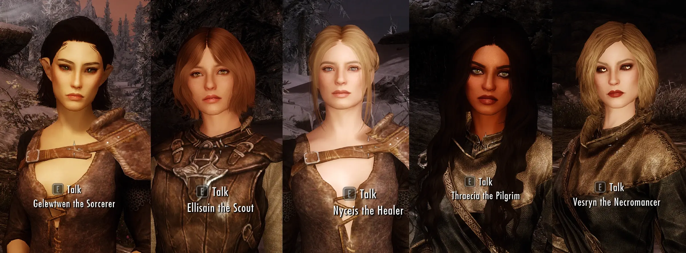 Pandorable's Sjel Blad Castle NPC replacer at Skyrim Special Edition ...