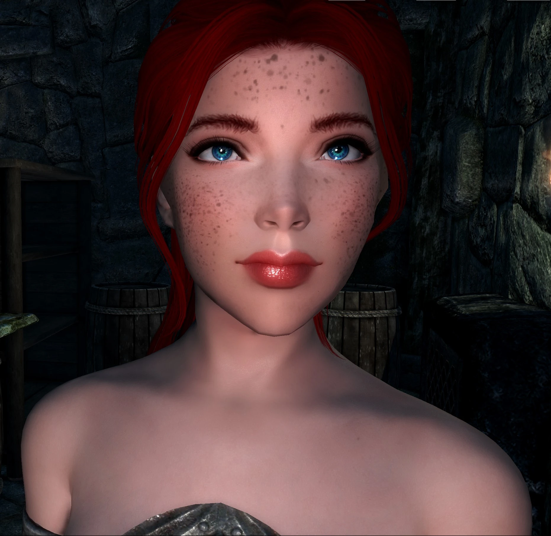 Scarlett Race Menu Preset At Skyrim Special Edition Nexus Mods And