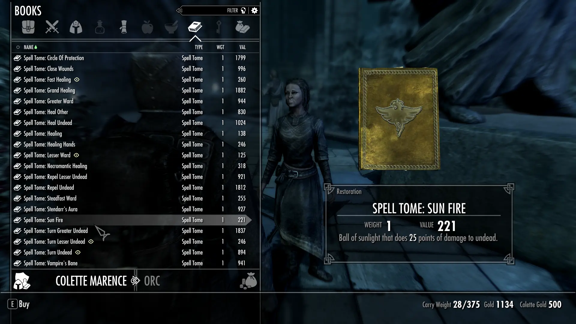 Dawnguard Restoration Spells Merchant At Skyrim Special Edition Nexus   109735 1705815831 863877219 