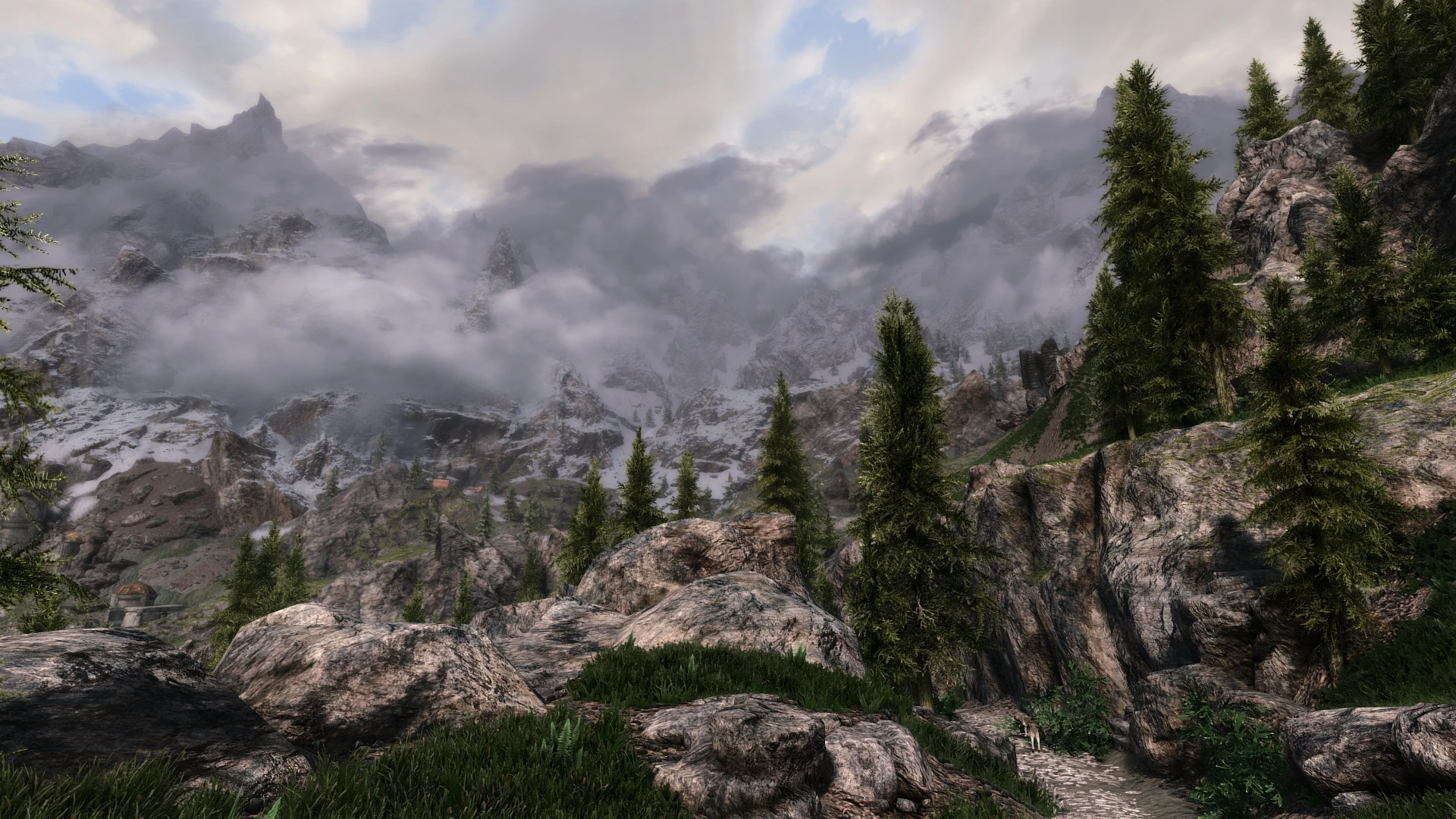 Majestic Mountains - Cathedral Concept at Skyrim Special Edition Nexus ...