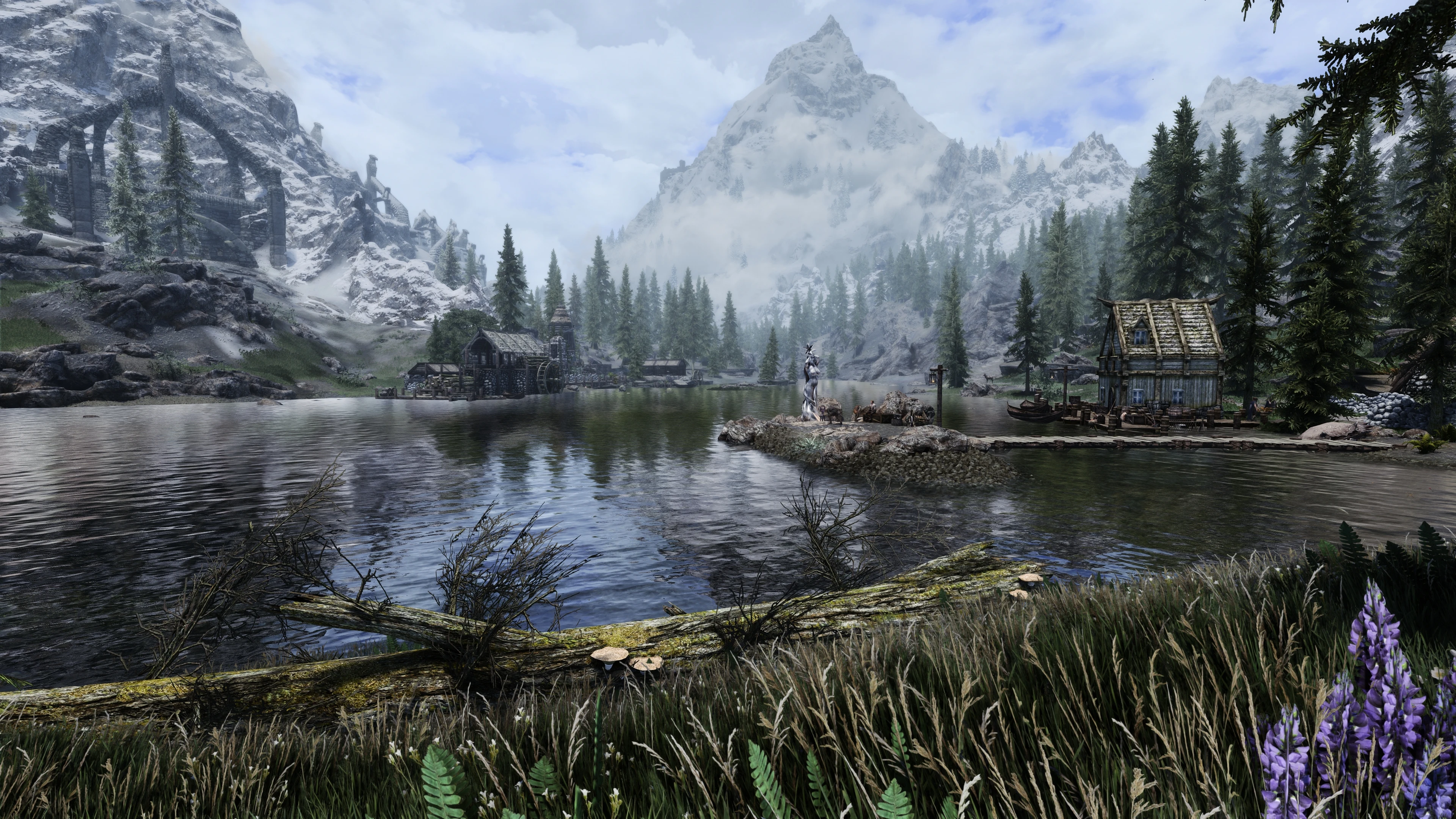 Majestic Mountains - Cathedral Concept at Skyrim Special Edition Nexus ...