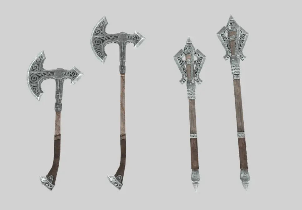 Simply Longer Maces and War Axes at Skyrim Special Edition Nexus - Mods ...