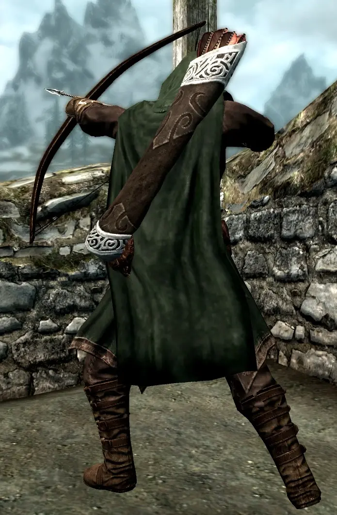 Gondorian Ranger Armor and Ithilien Ranger Cloak LOTR at Skyrim Special ...