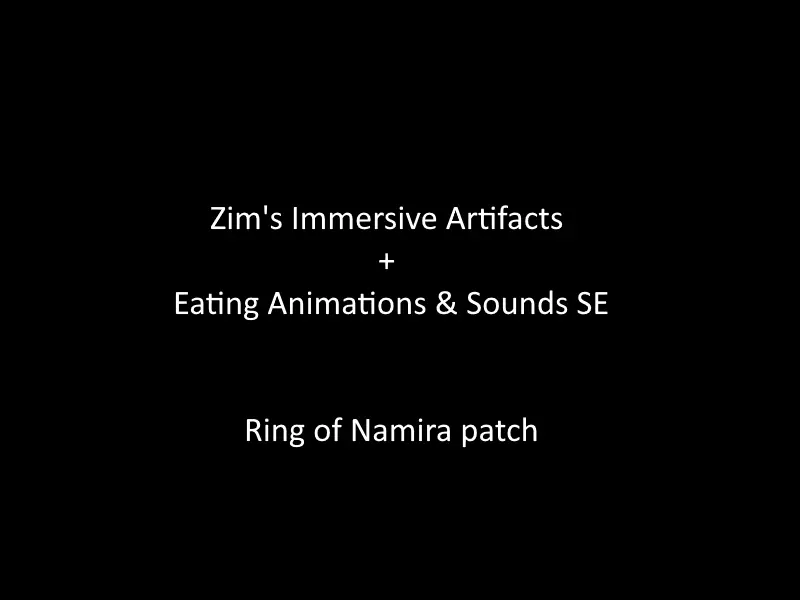 Zim's Immersive Artifacts and Eating Animations and Sounds - Namira's ...