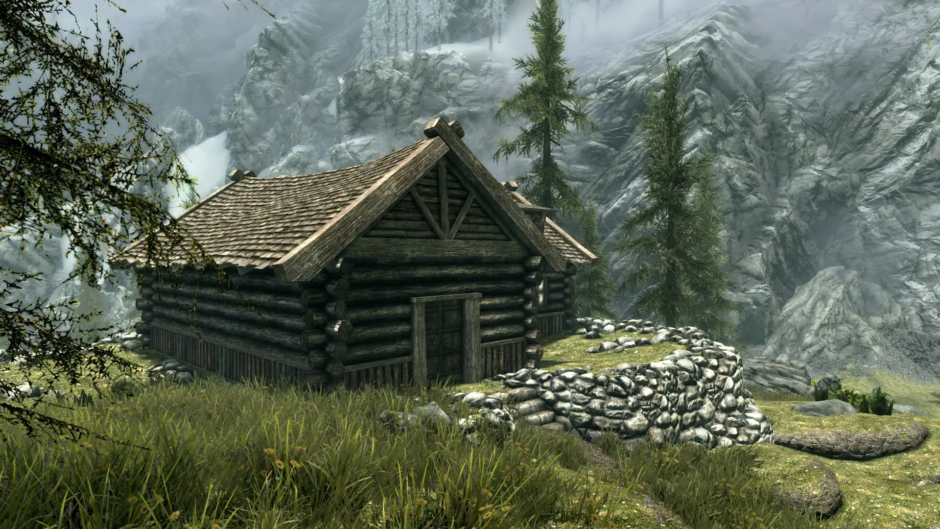 Riverwood Cliff Side Starter Player House WIP at Skyrim Special Edition ...