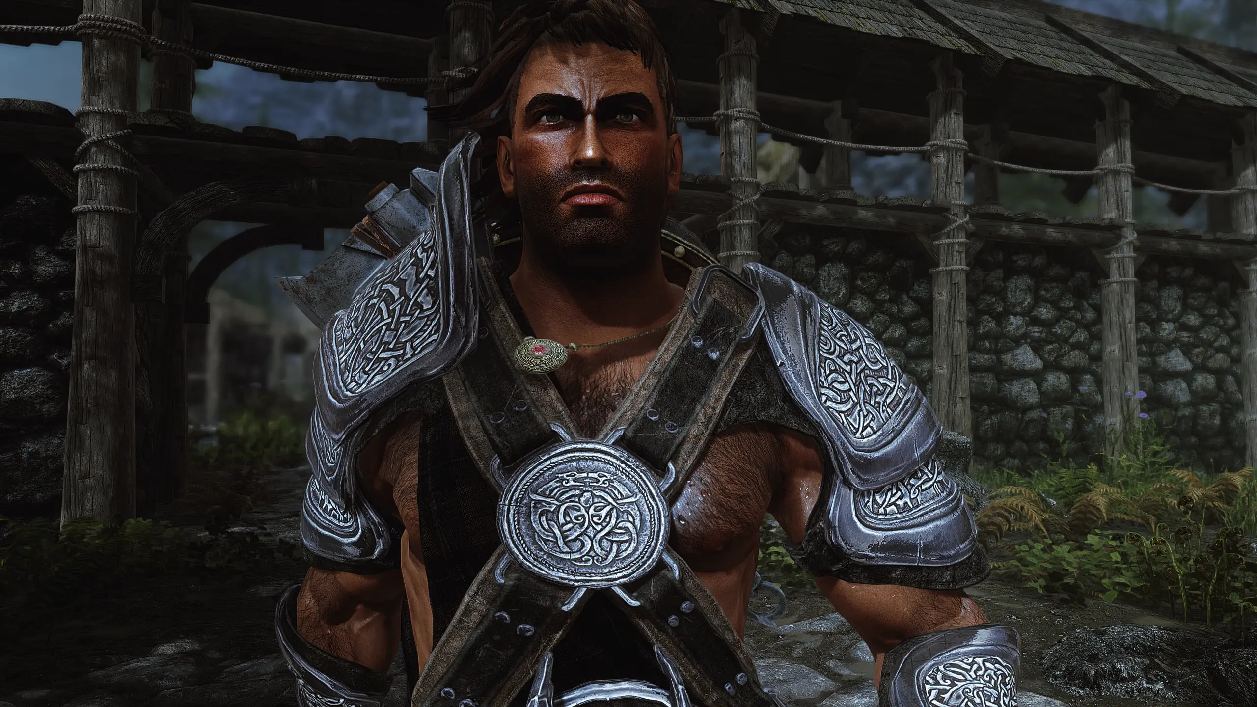 hdt smp Male amulets and necklaces vanilla replacer at Skyrim Special ...