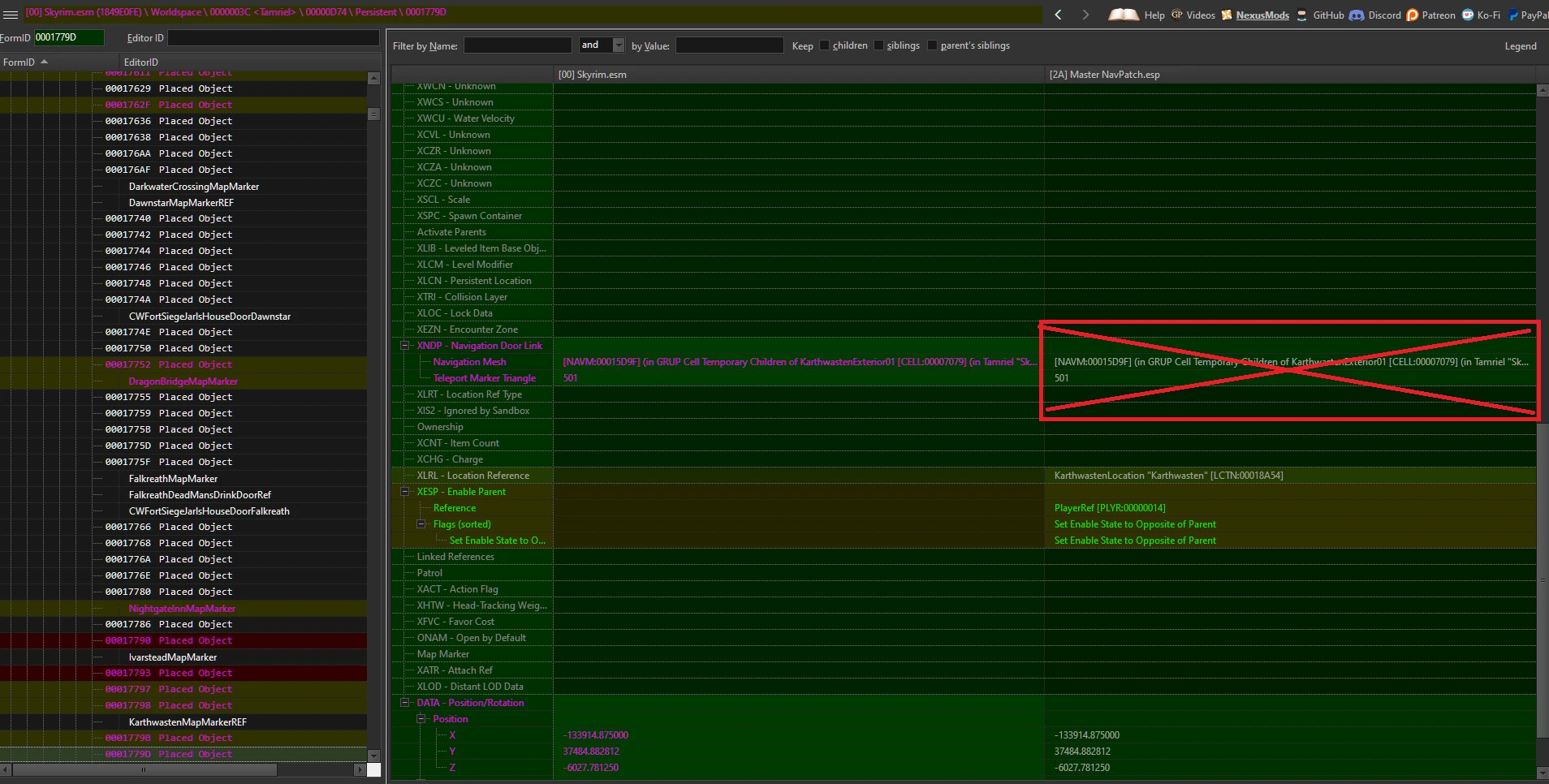 Kojaks Skyrim NavMesh Error Logs and Fixes at Skyrim Special Edition ...