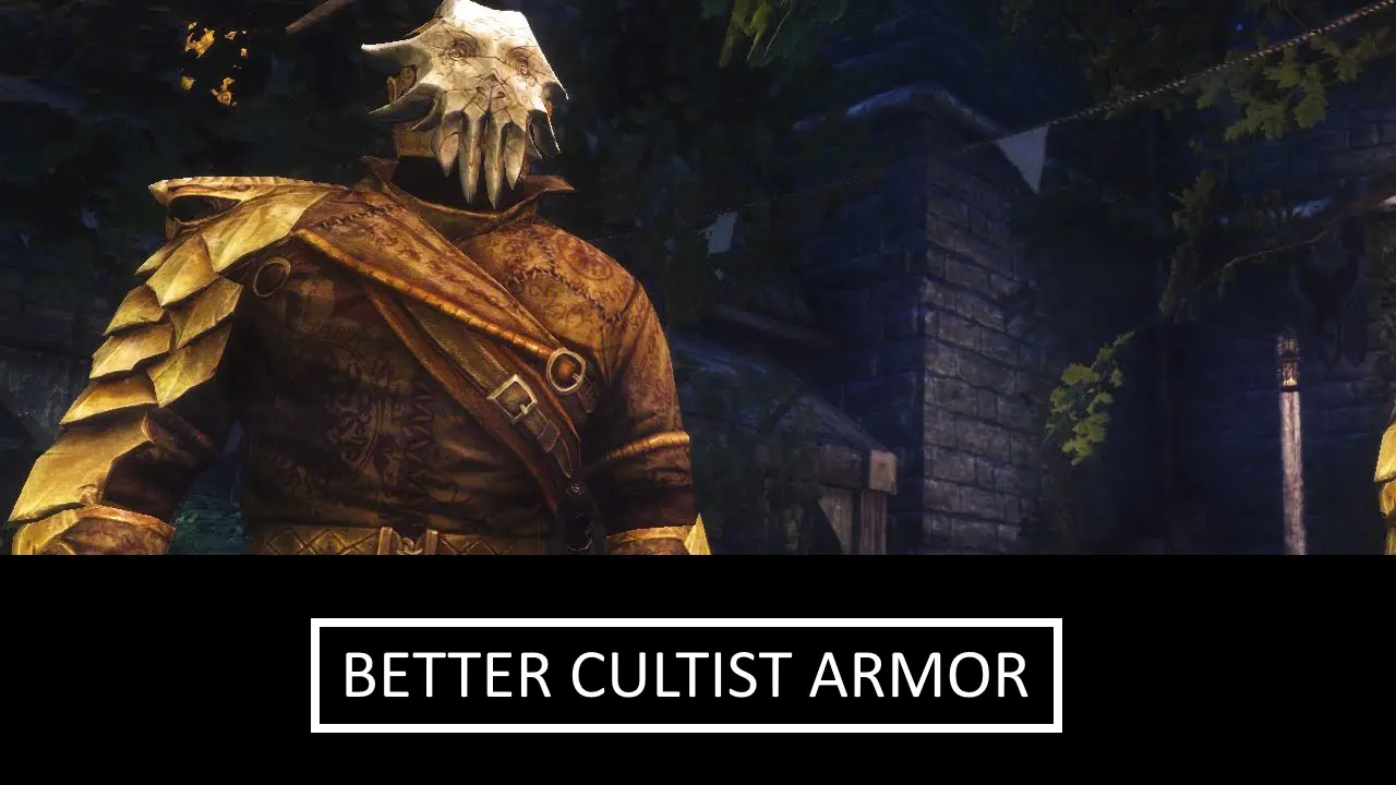 Better Cultist Armor at Skyrim Special Edition Nexus - Mods and Community