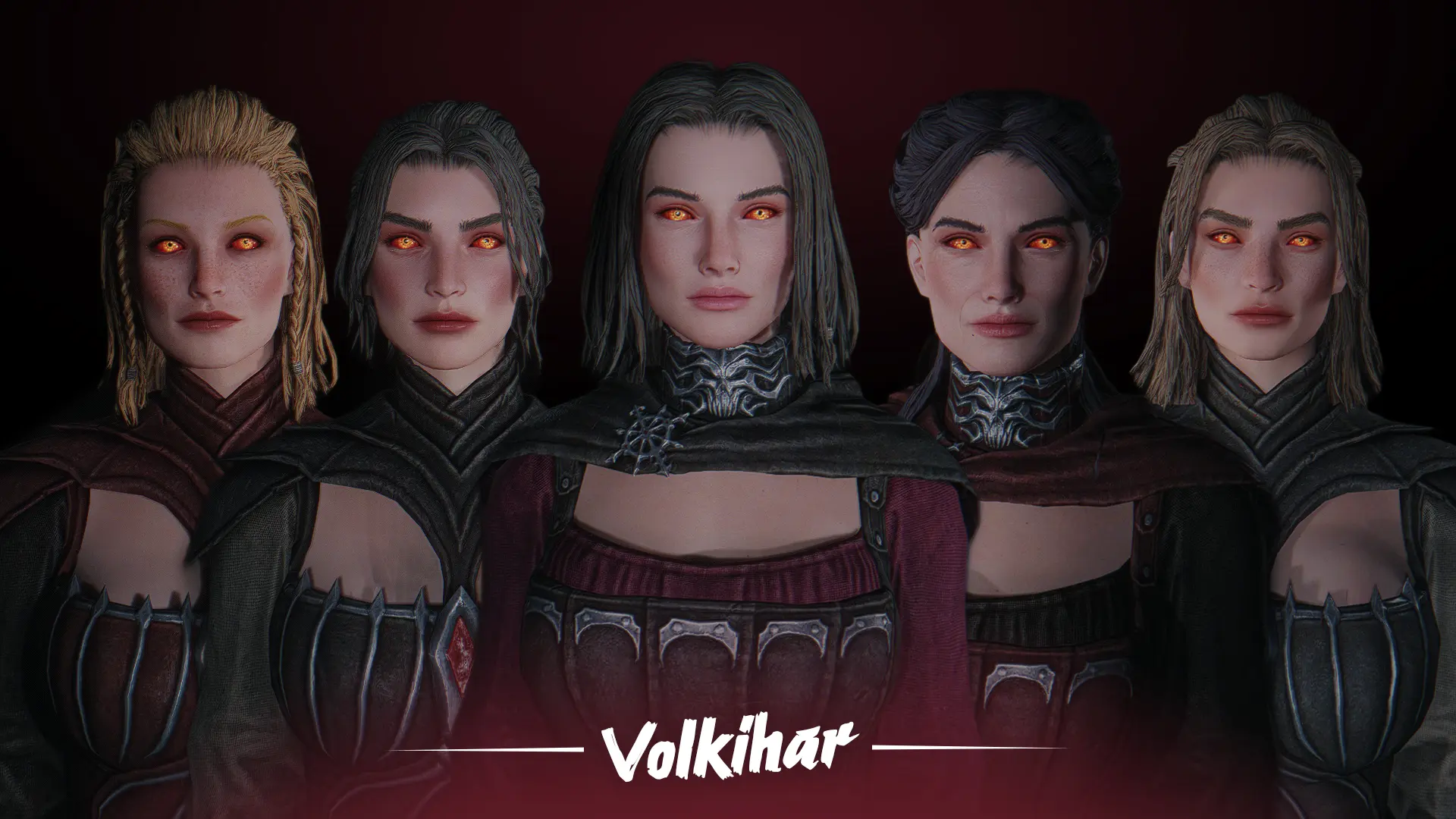 Volkihar - Female Facegen NPC Replacer at Skyrim Special Edition Nexus ...