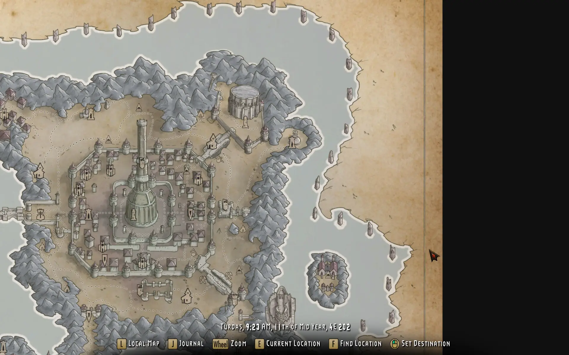 Vigilant Paper Map for FWMF by Limon at Skyrim Special Edition Nexus ...