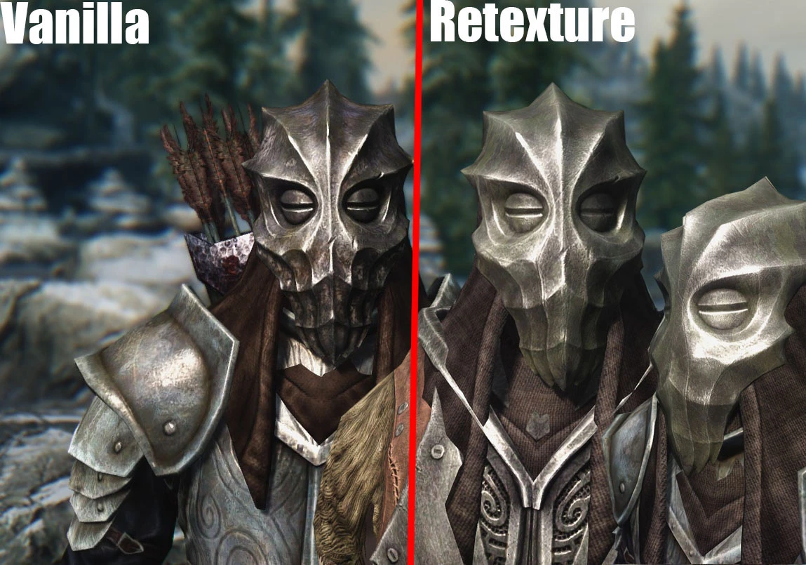 Dragonborn Dragon Priest Masks Retexture at Skyrim Special Edition ...