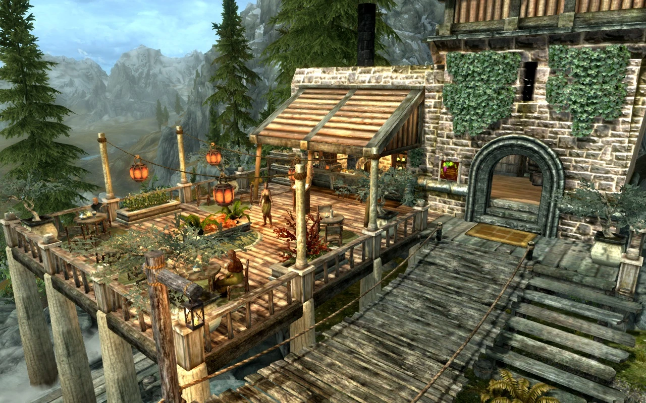 Arielle's Wine Tavern to the Roaring Waterfall at Skyrim Special ...