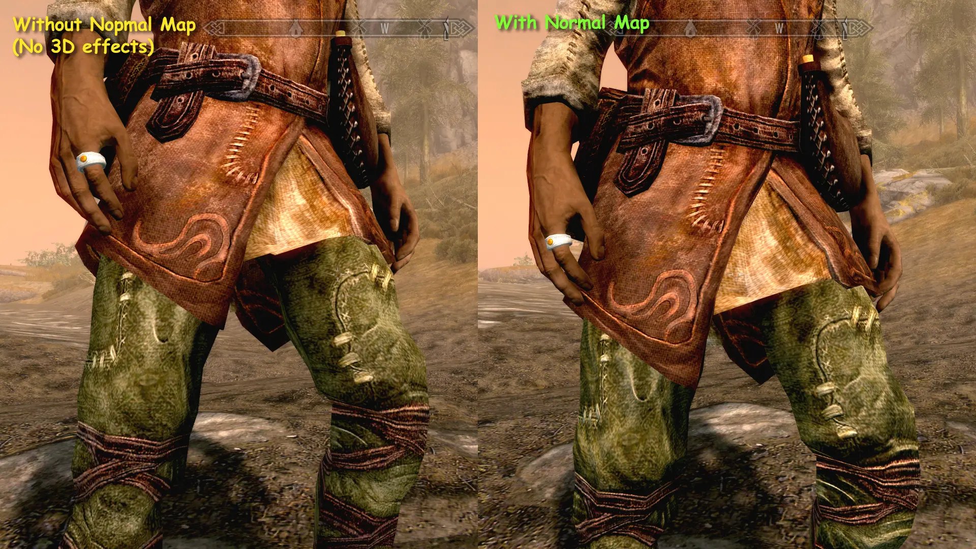 skyrim clothing texture mod