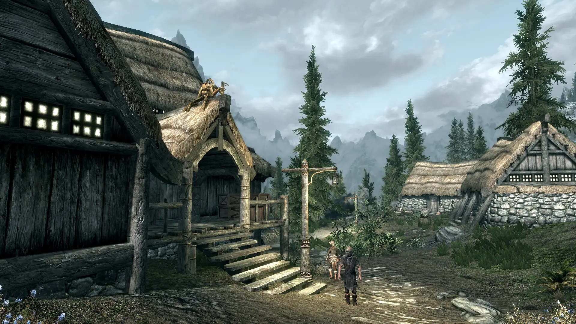 Town of Pinewatch - by Lakeview Manor Estate at Skyrim Special Edition ...