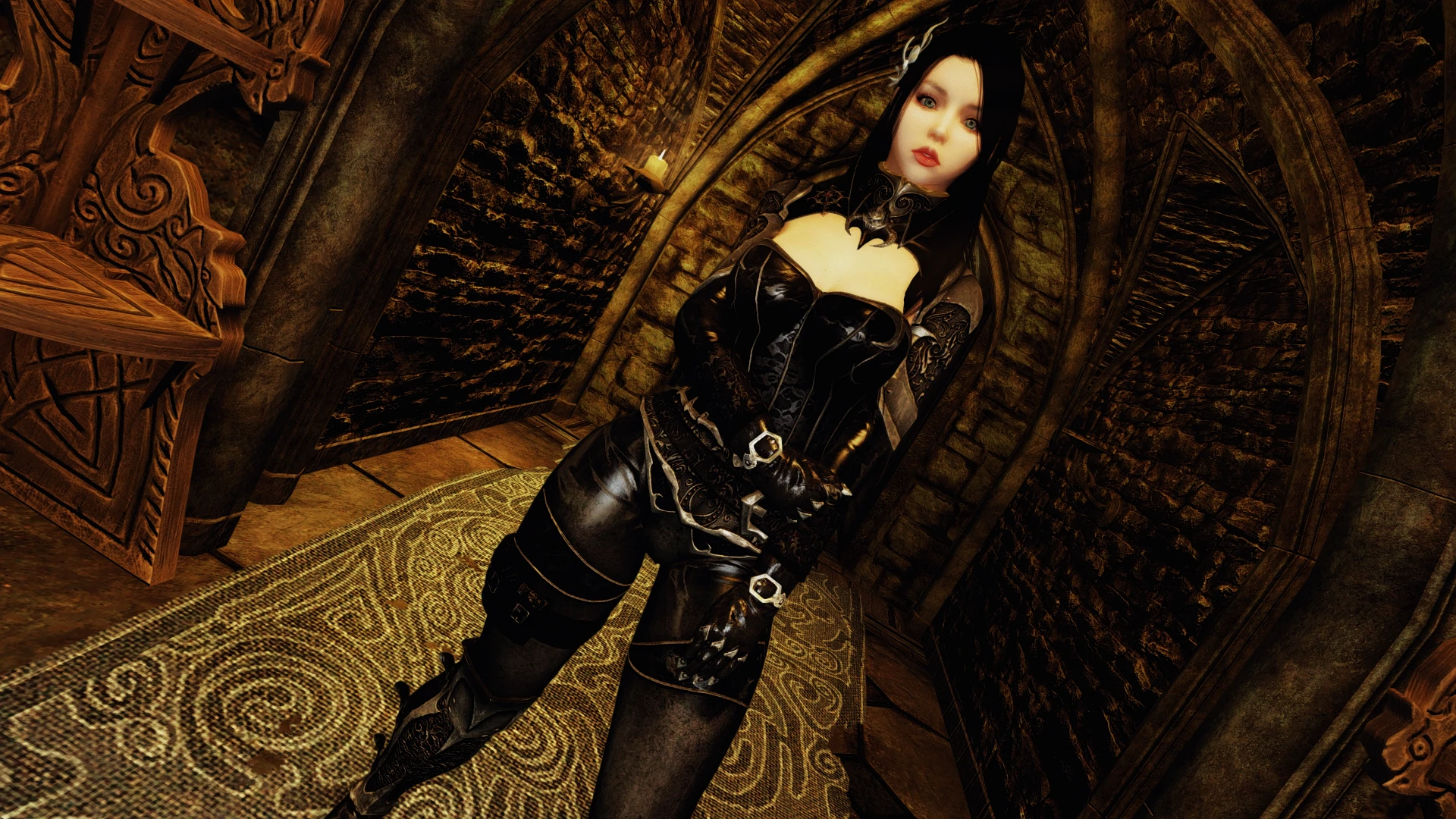 Lustmord Vampire Armor - SSE CBBE BodySlide (with Physics) at Skyrim Specia...