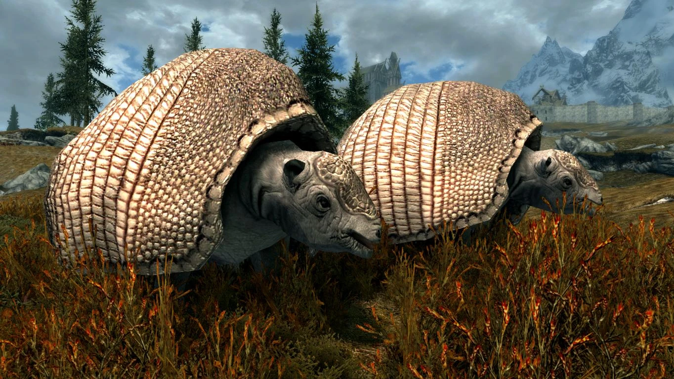 giant sloths and glyptodonts- mihail monsters and animals (sse)