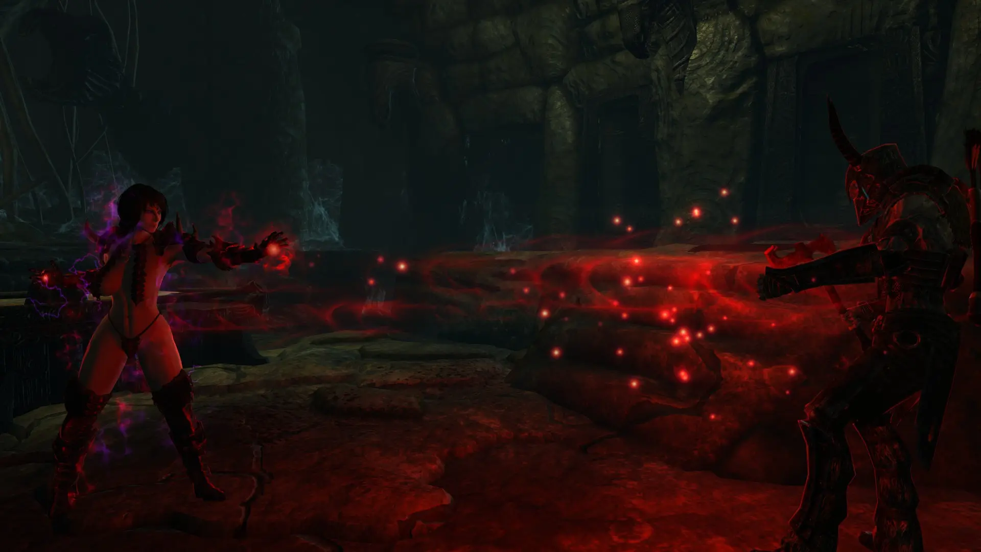 skyrim special edition vampire combat feeding mod
