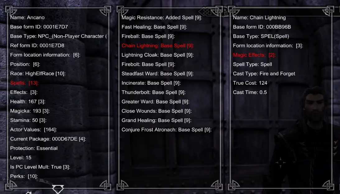 Which mod adds this Player Stats window, and is there a way to