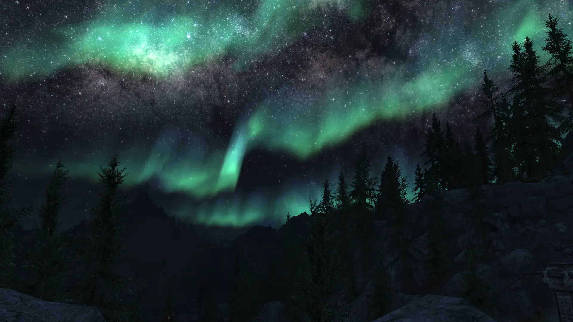 8K Night Skies - Stars and Galaxies - Cathedral Concept at Skyrim ...