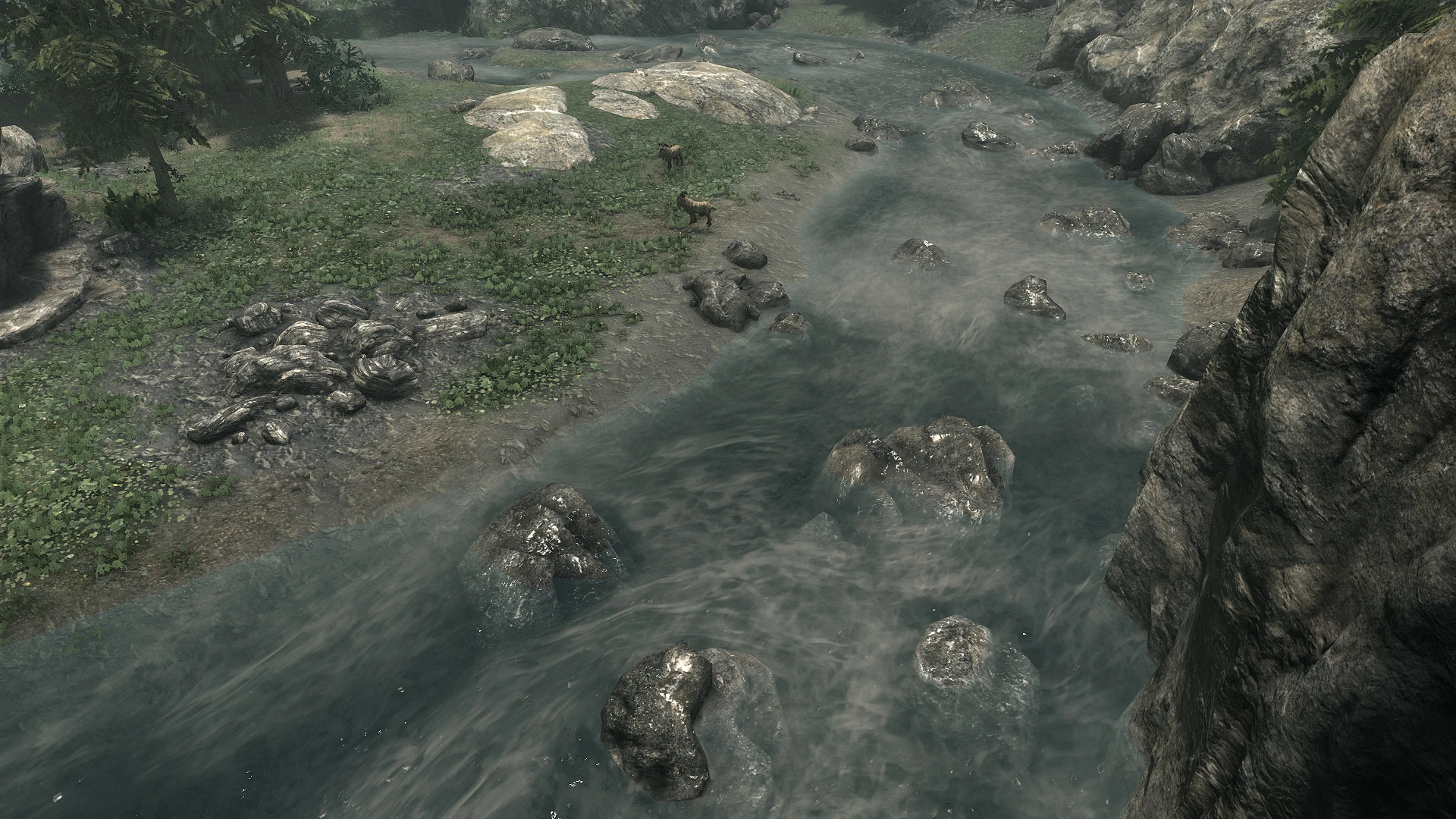 skyrim rain texture glitch