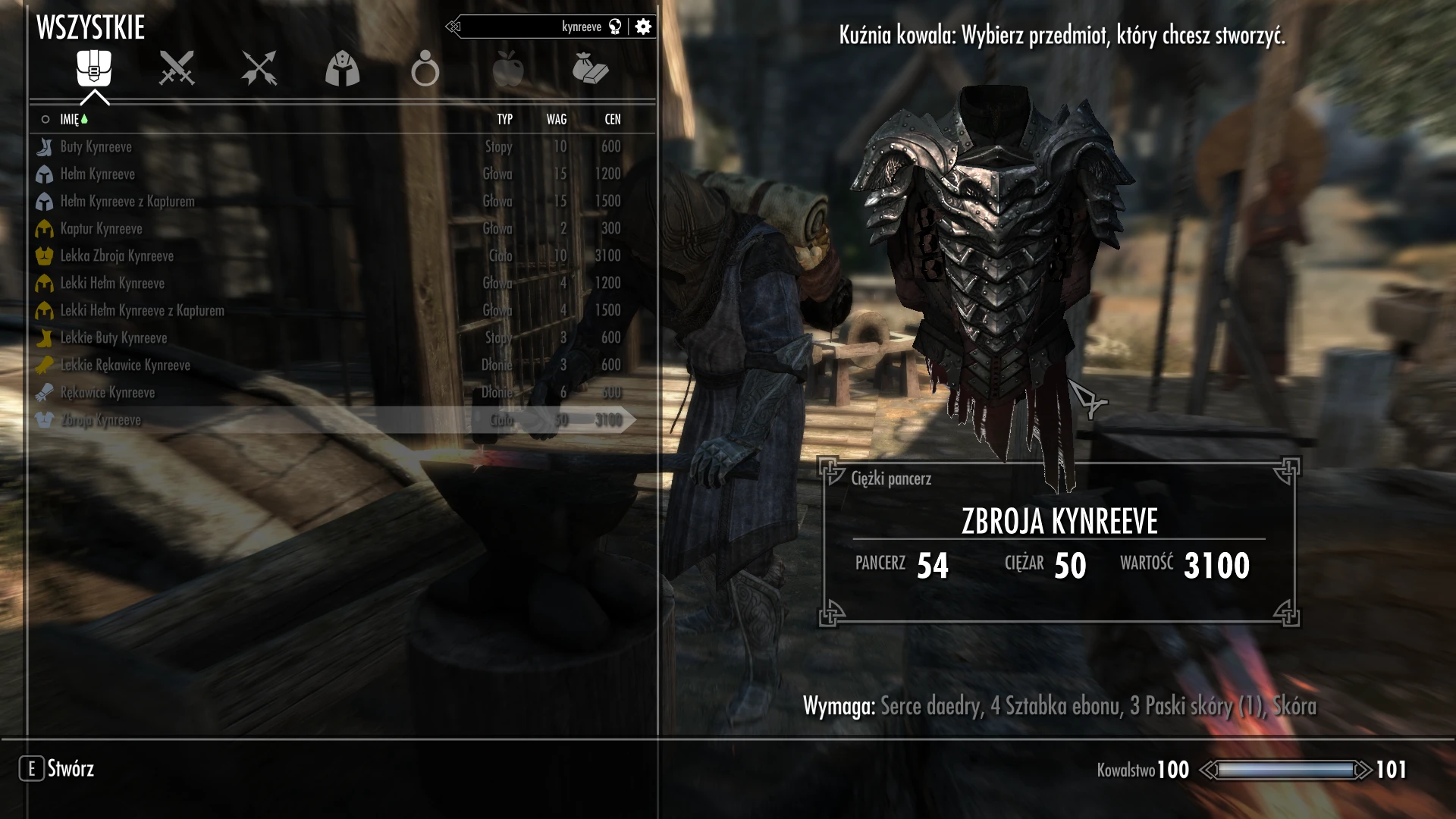 Kynreeve Armor SSE - POLISH at Skyrim Special Edition Nexus - Mods and ...