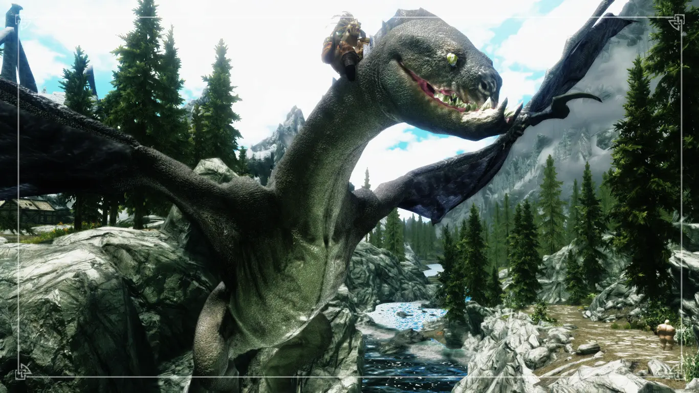 Dragonborn Serpentine Dragon High-Res Retexture - WIP at Skyrim Special ...