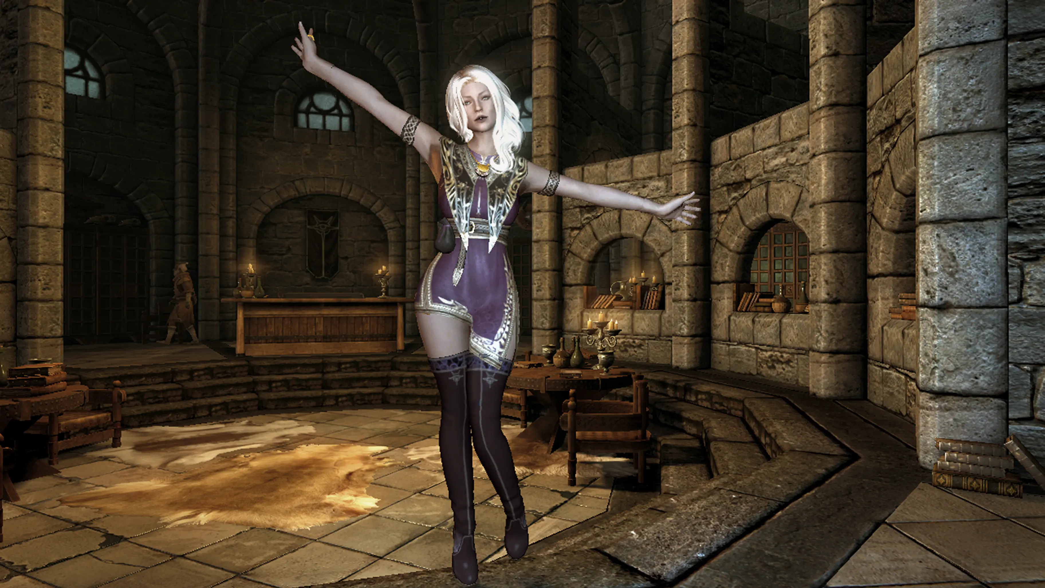 Mage Robes Sse Cbbe Bodyslide With Physics At Skyrim Special Edition Nexus Mods And Community