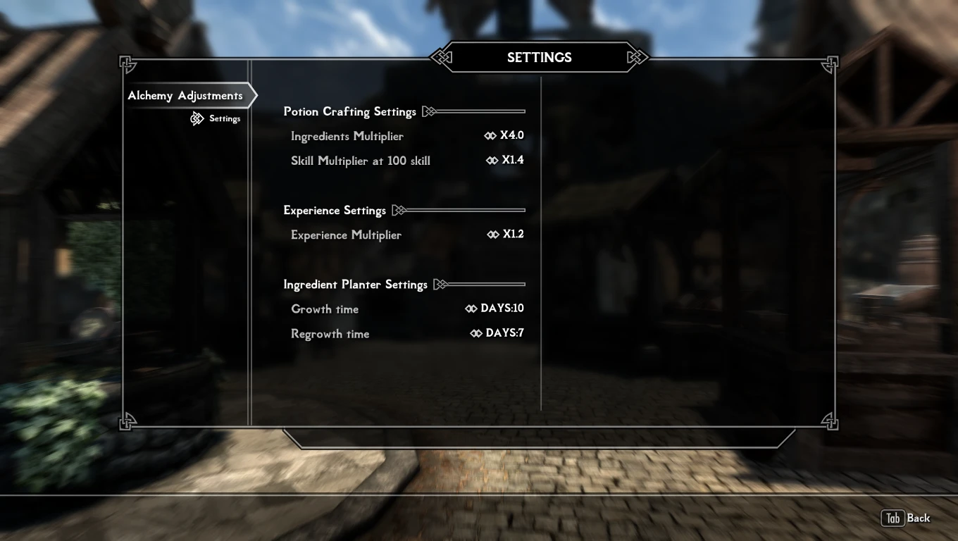 MCM Menu Setup at Skyrim Special Edition Nexus - Mods and Community